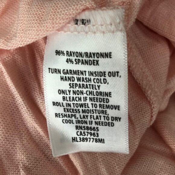 Chelsea28 Pink Shoulder Pleat Tee Size Sm - Picture 12 of 12
